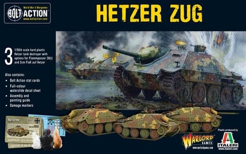 Hetzer Zug TI Perno acción Warlord Games Nuevo WGB-402012021