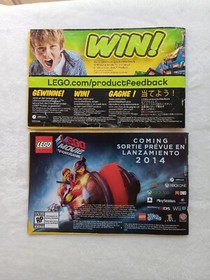 The LEGO Movie 70808 Super Cycle Chase Manual Instructions Booklets Lot  1 & 2