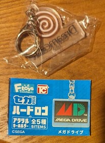 SEGA Licensed DREAMCAST Logo Acrylic Keychain F-Toys Japan ONLY - Gacha LIMITED