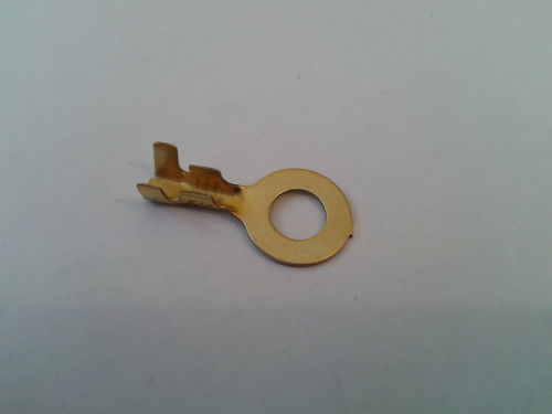 anillo de latón Tierra terminal X 100 6,3 mm No aislada de 6 mm