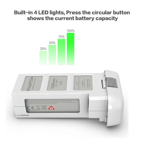 DJI Phantom 2 Quadcopter Battery for Phantom 2 GoPro or Phantom 2 Vision 5200mA