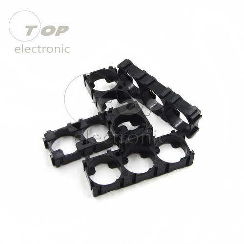 1 Set 4Pcs Black 18650 Battery Spacer Radiating Shell Plastic Heat Holder