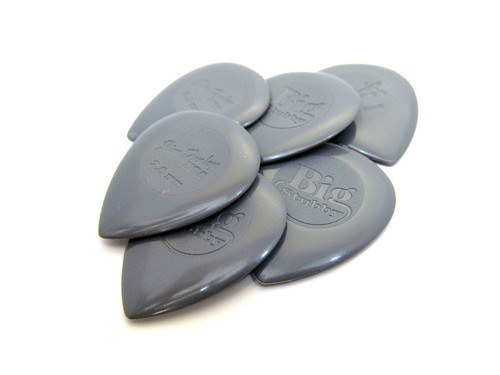 Dunlop Plettri confezione da 6 Nylon Big Stubby 2.0MM 445P2