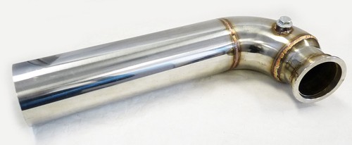 OBX Stainless Universal Modular Exhaust Down Pipe 4/" OD 4/" V-Band Downpipe