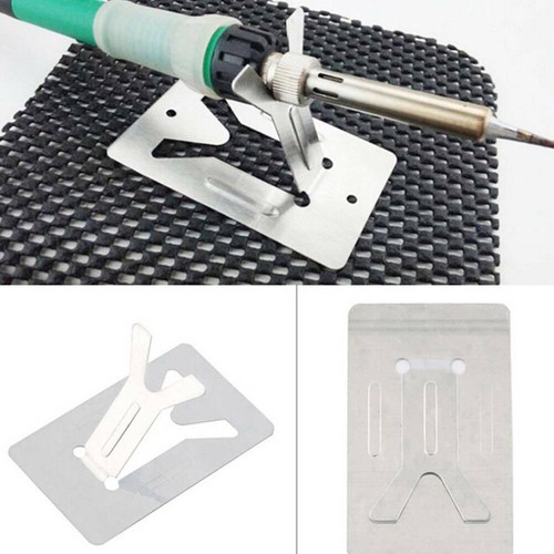 2Pcs electric soldering iron pen holder metal base solder iron stand diy tooJKU