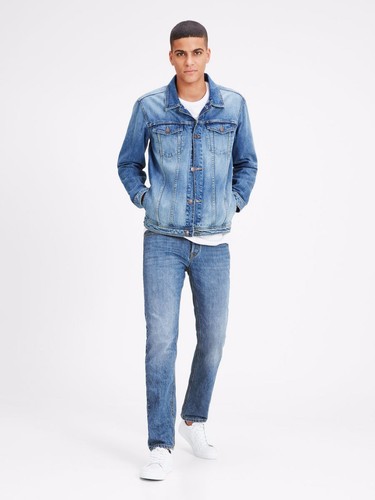 JACK and Jones Mike ORIGINALE Comfort Fit Jeans Denim Blu-AUTHENTIC J/&J