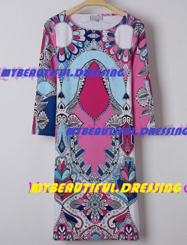 #583 DESIGNER MULTICOLOR JERSEY SILK DRESS MW007827