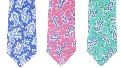 New $225 ISAIA NAPOLI 7-Fold 100/% Silk Twill Handmade Self-Tipped Unlined Tie
