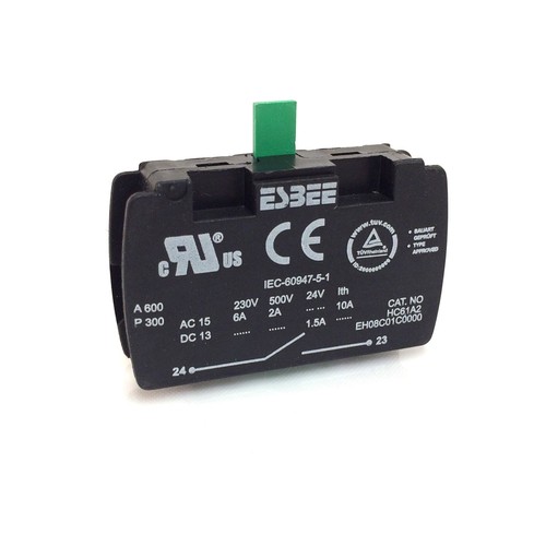 Contact block HC61A2 ESBEE 1NO *New*