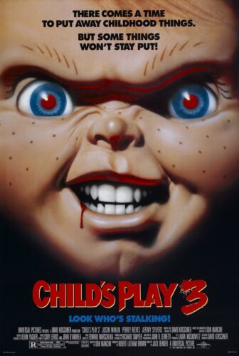 CHILD'S PLAY 3 Movie Poster Chucky Jason Freddy 