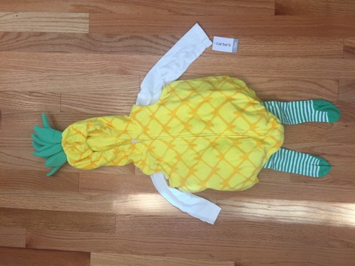 Brand New Carter/'s Pineapple Baby Girl/'s Halloween Costume 3pc size 24 Months