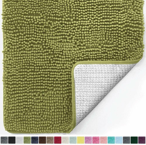 30x20 Plush Carpet Mats for Tub Shower Bath Room Gorilla Grip Bathroom Rug Mat