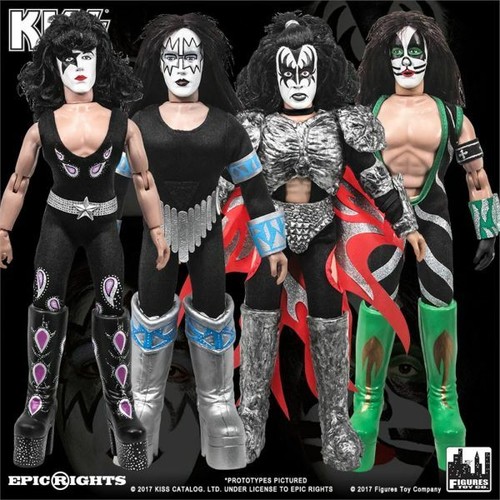 KISS 8/" Retro Series 8 Dynasty Set of 4 Figures