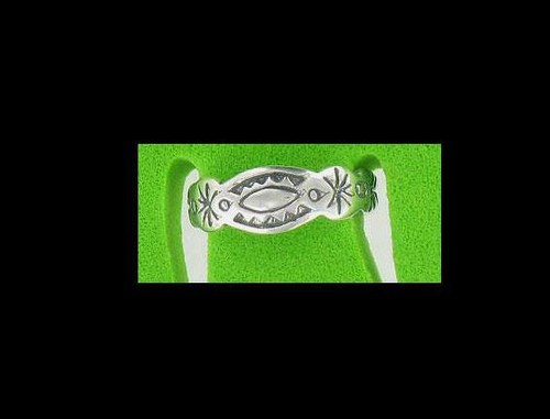 Made in USA Sterling Silver Southwestern design Toe Ring