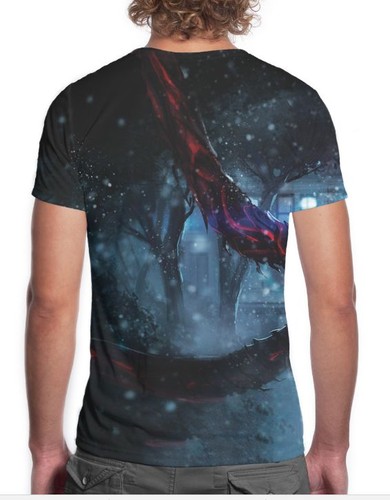 Tokyo ghoul Ken Kaneki t-shirt man Manga fantasy cartoon eyes 26 Full print PB