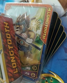 NEW Lego LEGENDS CHIMA Speedorz STARTER Set 70113 Wakz Longtooth weapons cards