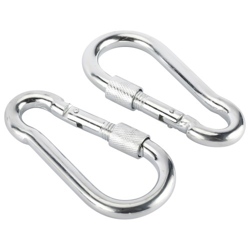 30KN Swing Swivel with 2 Carabiners,360 Degree Free Noiseless Rotation Hanging