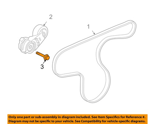 GM OEM Belt or Pulley-Tensioner Bolt 11516356