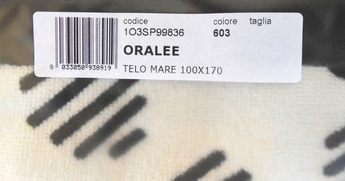 MISSONI HOME ASCIUGAMANO MARE MARGHERITA COLLECTION ORALEE 603 BEACH TOWEL