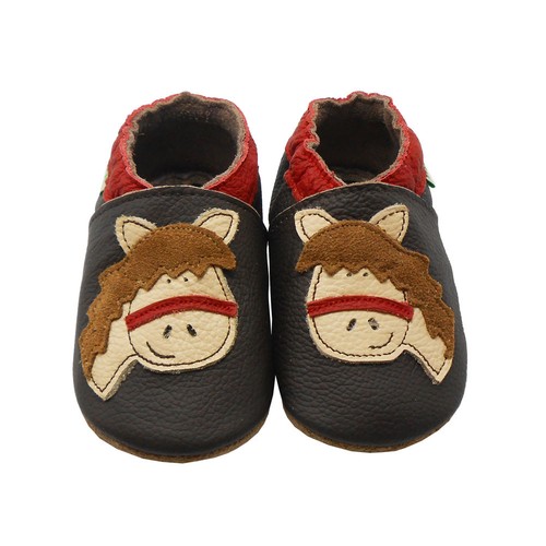 Sayoyo Baby Moccasins Toddler Soft Sole Leather Animals Cozy Shoes 0-24 Months