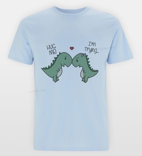 T-REX Hug T-shirt Funny Dinosaur Cute Tee Indie Dino Cuddles Funny Rex Top