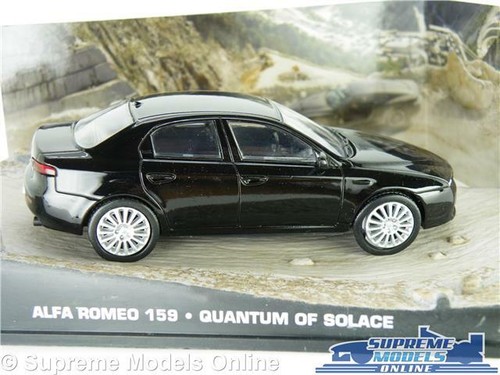 ALFA ROMEO 159 MODEL CAR JAMES BOND QUANTUM OF SOLACE FILM 1:43 SCALE IXO K8