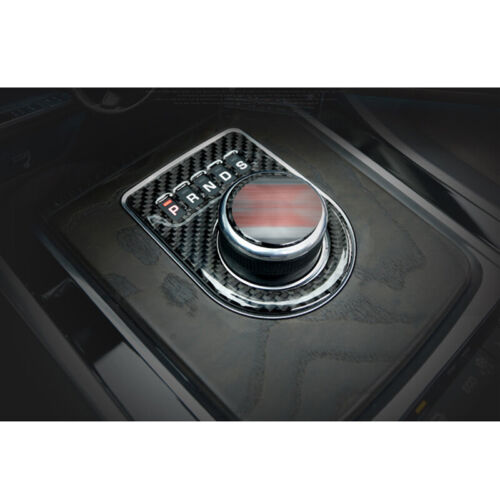 Carbon Fiber Gear Shift Panel Buttons Cover Trim fit For Jaguar XE XF XJ F-PACE