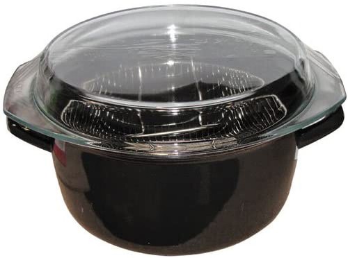 Friteuse avec Email Noir 26 Cm Bon Panier Facile à Nettoyer Pas Cher Neuf FR