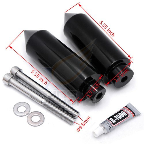 Extended Spike Frame Slider Crash Protector Aluminum For 96-07 Honda CBR600F F4i