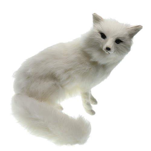 Lovely Simulated Animal Lowrie Realistic Plush Toy Soft White Children Gift L