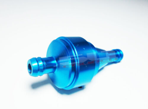 Chrome Blue Scooter Filter 1//4/" Part GY6 50 125 150 200 cc Elite EXPress Ruckus
