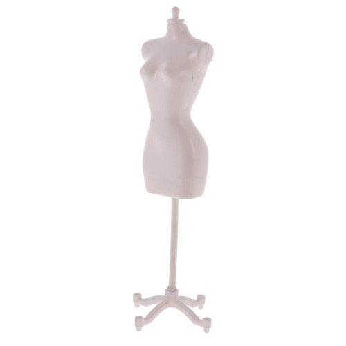 2 Pieces Display Holder Dress Clothes Mannequin Model Stand for Doll Display