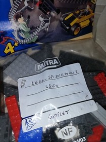 LEGO 4860 SPIDER-MAN 2 CAFE ATTACK DOC OCK'S-OCTOPUS COMPLETE NOTICE & MINIFIG