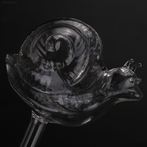 1E8A Schneckenform Transparent Glas Bewässerung Garten Sprinkler