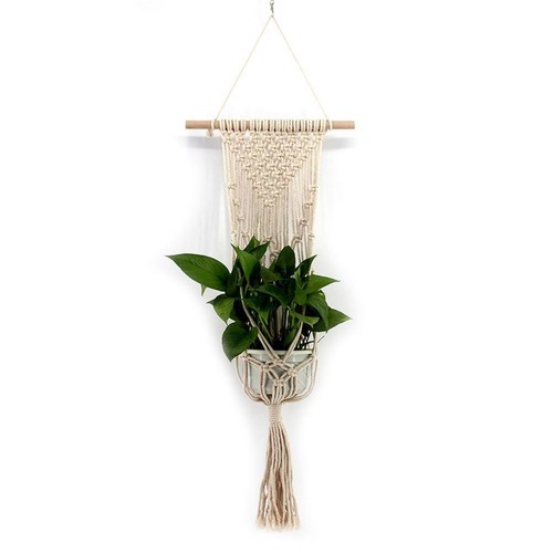 1 Morceaux l/'Europe du Nord Gland macramé tissé Tenture Murale scotchaient Tricot decor