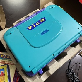 Sega Pico Learning System Console + 4 Games Original Box Tested Working Complete