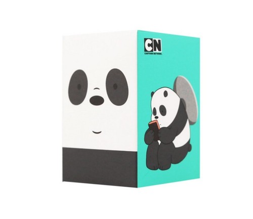We Bare Bears Mobile Phone Panda Mini Figure Standing Desk Interior
