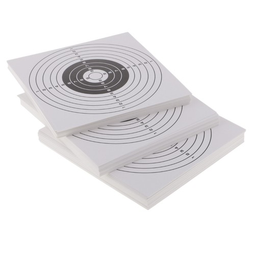 100pcs Archery Paper Targets Waterproof Shooting Hunting Arrow Bow Target