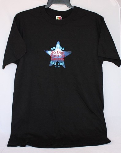 Tour Dates Russell Crowe TOFOG Black On Tour USA 2001 BLOC T-Shirt