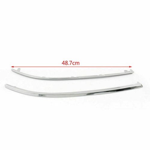 1Pair LEFT+RIGHT Front Bumper Molding Trim PAIR Fits For AUDI A6 C5 1998-2002