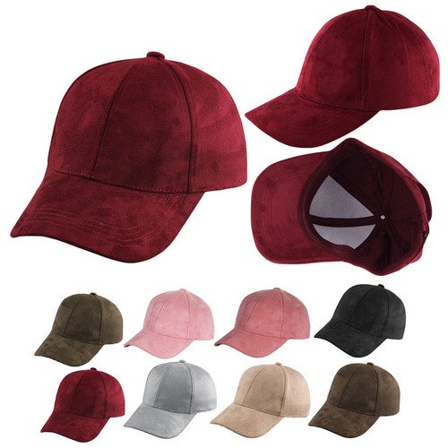 Fashion Snapback Daim Casquette De Baseball Femmes Hommes Casquette Sport Hip Hop Flat Hat