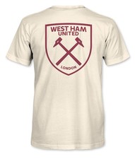 WEST HAM UNITED Big Logo Premium Heavy Weight T-Shirt - 1863FC