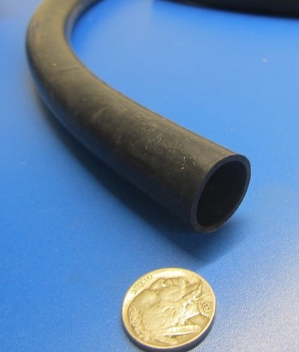 Latex Rubber Tubing Shore A35 Black 7//8/" OD x 3//4/" ID x 1//16/" Wall x 5/' Length