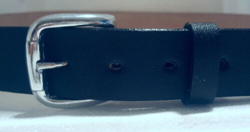 BLACK 33mm Cinto de Trabajo Anca de Potro Men/'s Leather Heavy Duty Work Belt