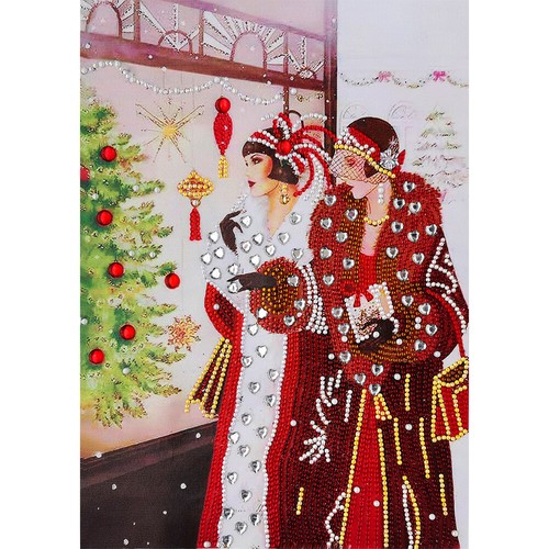 Special Shaped Diamond Painting Partial Drill Noble Lady DIY Mosaic Picture H1 Special Shaped Diamond Painting Partial Drill Noble Lady DIY Mosaic Picture H1