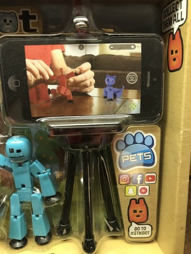 Stikbot PETS Studio 2018 Zing Animation Tripod StikBot StikPet NIB Sealed!