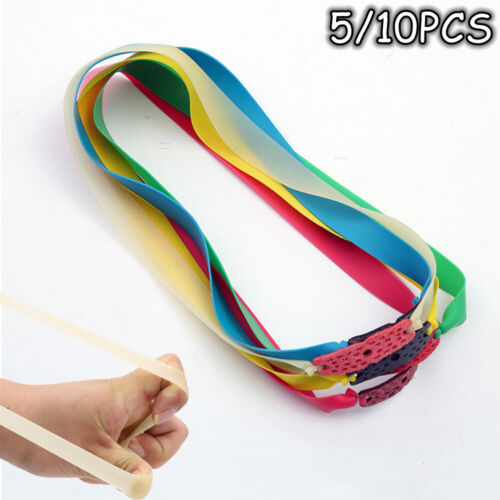 Accessory Natural Rubber Catapult Latex Tape Flat Elastic Band For Slingshot