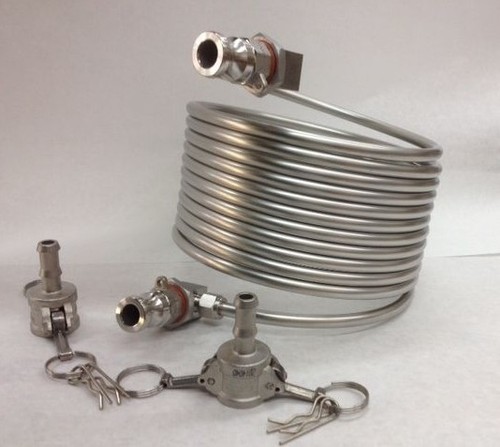 HERMS COIL 25/' WITH FITTINGS /& QUICK DISCONNECTS
