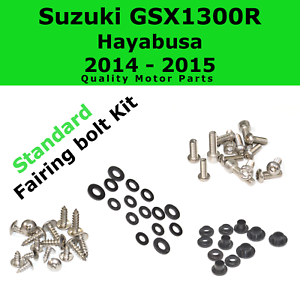 Fairing Bolt Kit body screws for Suzuki Hayabusa GSX 1300R 2014-2015 Stainless