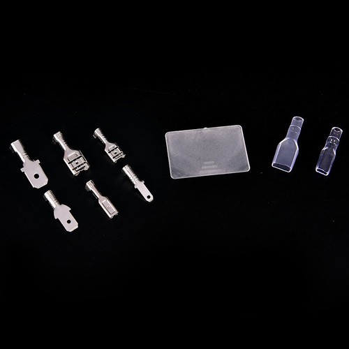 270Pcs hembra macho Spade Conectores Cable /& Set 2.8mm4.8mm6 .3 mmzy terminales de crimpado